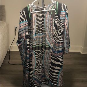 Multicolored coverup from express